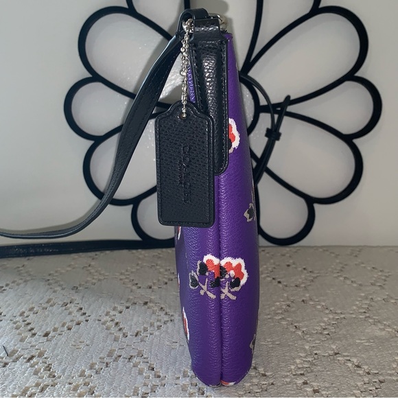 Coach Bramble Rose Crossbody Bag and Black Pouch - Picture 6 of 16